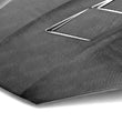 Load image into Gallery viewer, Seibon 12-13 Hyundai Genesis TS Carbon Fiber Hood - Back View