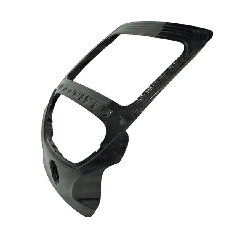 Seibon 12-13 Hyundai Veloster 2 Door Hatchback Carbon Fiber Trunk Lid - Back View