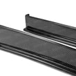 Load image into Gallery viewer, Seibon 12-13 Nissan GTR R35 SS-Style Carbon Fiber Side Skirts (Pair) - Installation View