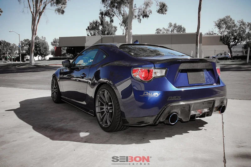 Seibon 12-13 Scion FRS Carbon Fiber Rear Fin Spoiler - Main Product View