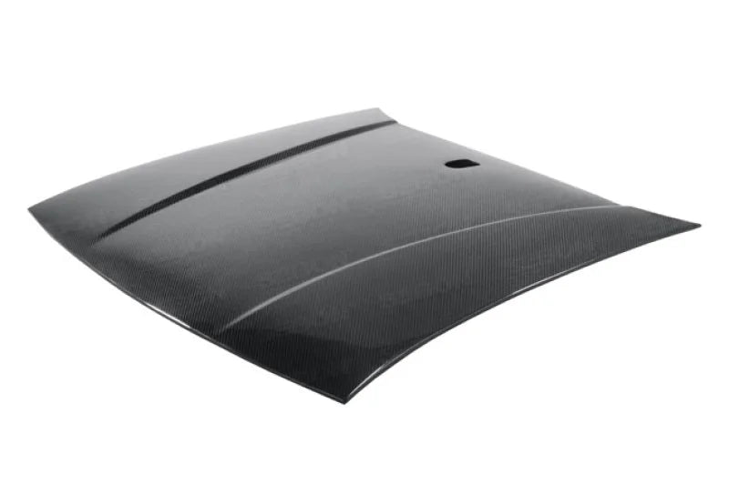 Seibon 12-13 Subaru BRZ/Scion FR-S Carbon Fiber Gloss Finish Roof Cover - Side View