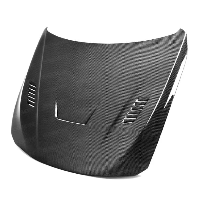 Seibon 12-14 BMW F30 / F32 VR-Style Carbon Fiber Hood - Main Product View