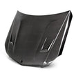 Load image into Gallery viewer, Seibon 12-14 Mercedes Benz C63 GT-Style Carbon Fiber Hood - Side View