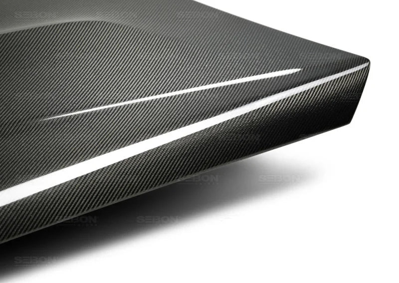 Seibon 12-14 Mercedes Benz C63 GT-Style Carbon Fiber Hood - Additional View 5