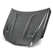 Load image into Gallery viewer, Seibon 12-14 Mercedes C-Class GT Style Carbon Fiber Hood - Side View