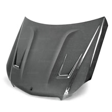 Load image into Gallery viewer, Seibon 12-14 Mercedes C-Class GT Style Carbon Fiber Hood - Side View