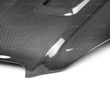 Load image into Gallery viewer, Seibon 12-14 Mercedes C-Class GT Style Carbon Fiber Hood - Installation View