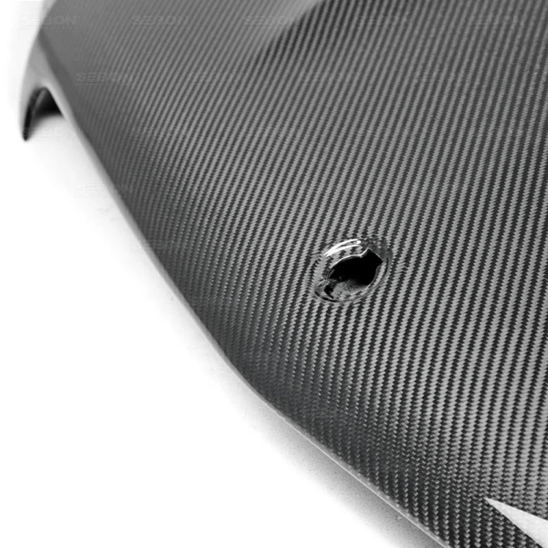 Seibon 12-14 Mercedes C-Class GT Style Carbon Fiber Hood - Additional View 5