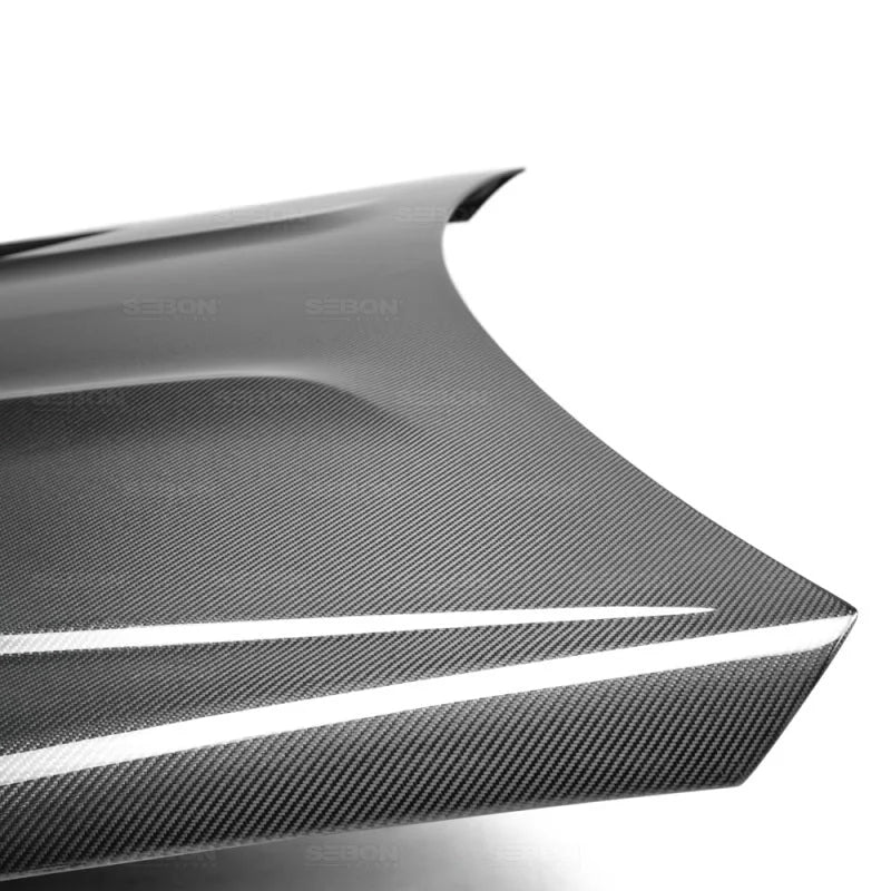 Seibon 12-14 Mercedes C-Class GT Style Carbon Fiber Hood - Additional View 6