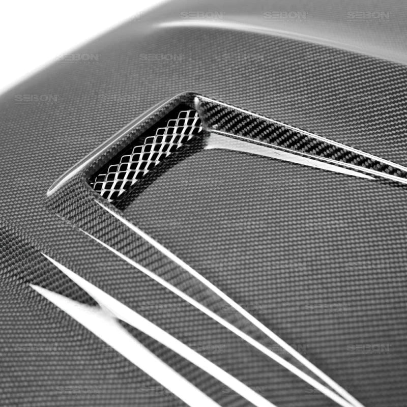 Seibon 12-14 Mercedes C-Class GT Style Carbon Fiber Hood - Additional View 7