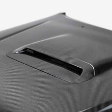 Load image into Gallery viewer, Seibon 12-15 Toyota Tacoma TR-Style Carbon Fiber Hood - Side View