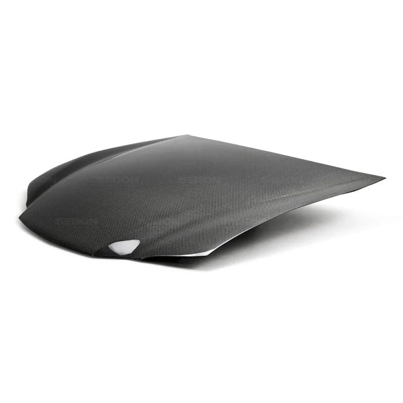 Seibon 13-18 Lexus GS OEM Carbon Fiber Hood - Installation View