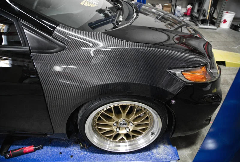 Seibon 14-15 Honda Civic 2 Door OE-Style Carbon Fiber Fenders - Main Product View