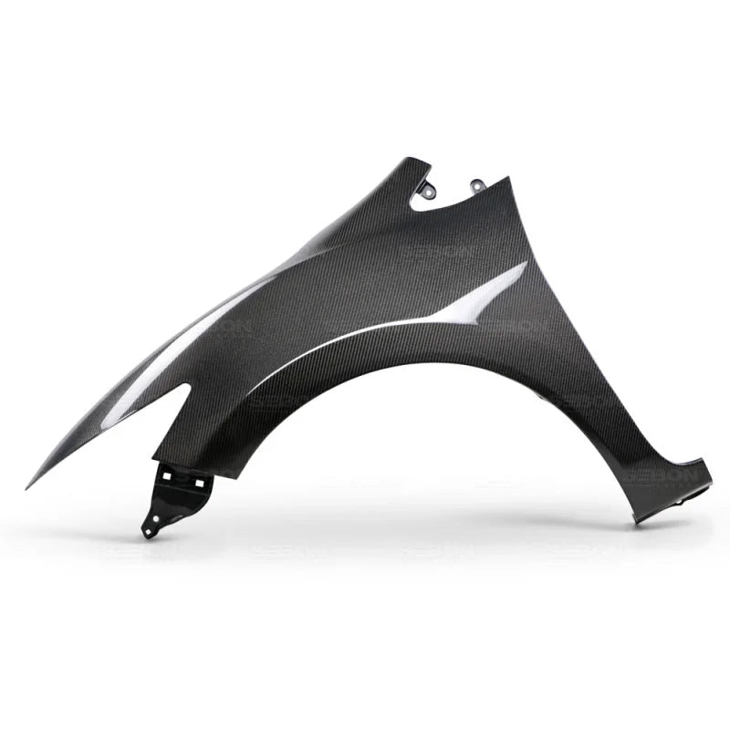 Seibon 14-15 Honda Civic 2 Door OE-Style Carbon Fiber Fenders - Back View