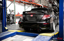 Load image into Gallery viewer, Seibon 14-15 Honda Civic 2 Door Si-Style Carbon Fiber Rear Spoiler - Back View