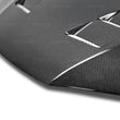 Load image into Gallery viewer, Seibon 14-15 Honda Civic 2dr TS-Style Carbon Fiber Hood - Installation View