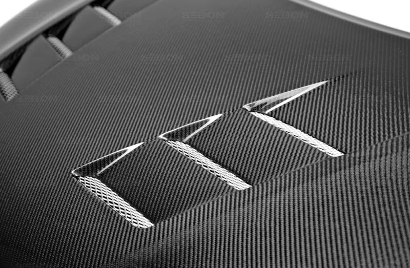 Seibon 14-15 Honda Civic 2dr TS-Style Carbon Fiber Hood - Additional View 5