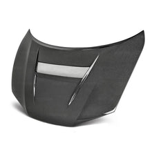 Load image into Gallery viewer, Seibon 14-15 Honda Civic 2dr VSII-Style Carbon Fiber Hood - Back View
