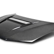 Load image into Gallery viewer, Seibon 14-15 Honda Civic 2dr VSII-Style Carbon Fiber Hood - Installation View