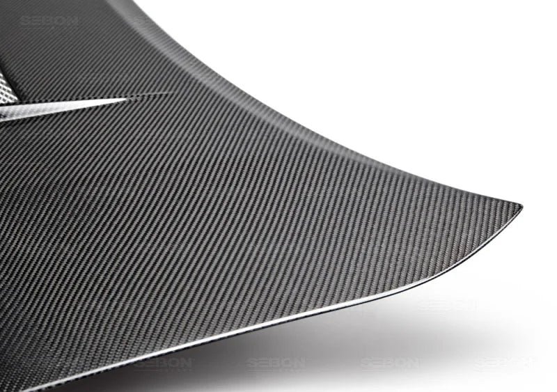 Seibon 14-15 Honda Civic 2dr VSII-Style Carbon Fiber Hood - Additional View 5