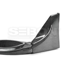 Load image into Gallery viewer, Seibon 14-16 Lexus IS F Sport (XE30) FP-Style Carbon Fiber Front Lip (Fits F Sport Only) - Back View