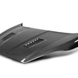 Load image into Gallery viewer, Seibon 14+ Ford Fiesta RS Style Carbon Fiber Hood - Back View