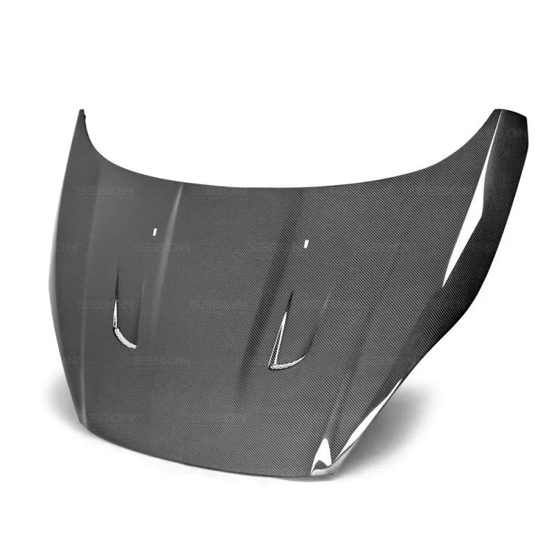 Seibon 14+ Ford Fiesta TM Style Carbon Fiber Hood - Main Product View