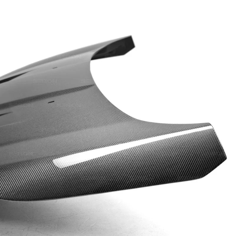 Seibon 14+ Ford Fiesta TM Style Carbon Fiber Hood - Installation View