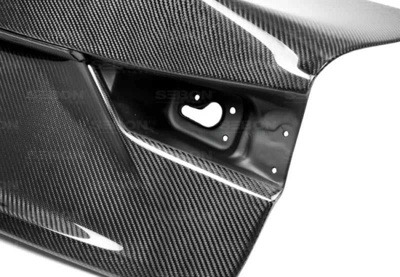 Seibon 14 Lexus IS250/350 OEM Carbon Fiber Trunk Lid - Installation View