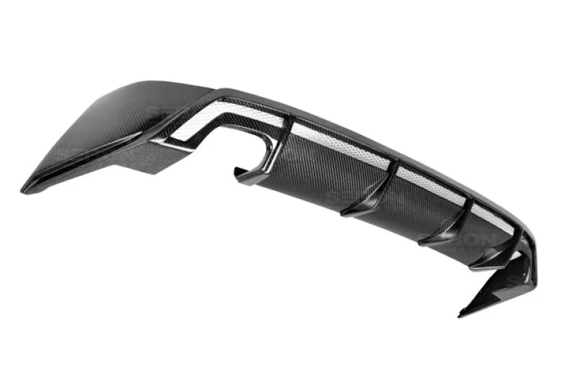 Seibon 14 Lexus IS350 F Sport RF-Style Carbon Fiber Rear Lip - Side View