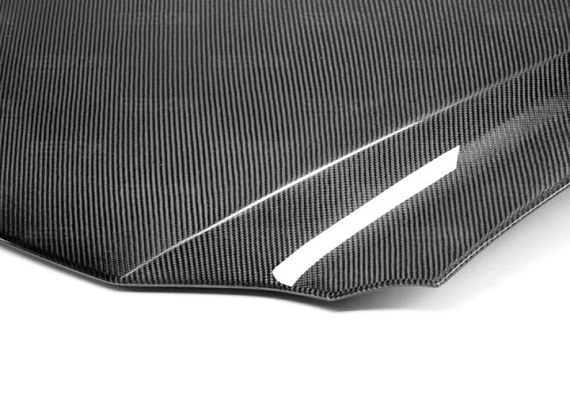 Seibon 14 Lexus IS350 F Sport TV Style Carbon Fiber Hood - Back View
