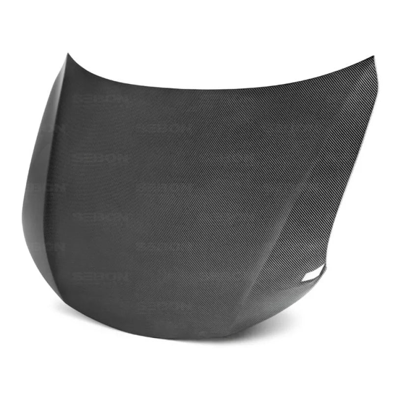 Seibon 14 Scion TC OE Style Carbon Fiber Hood - Side View