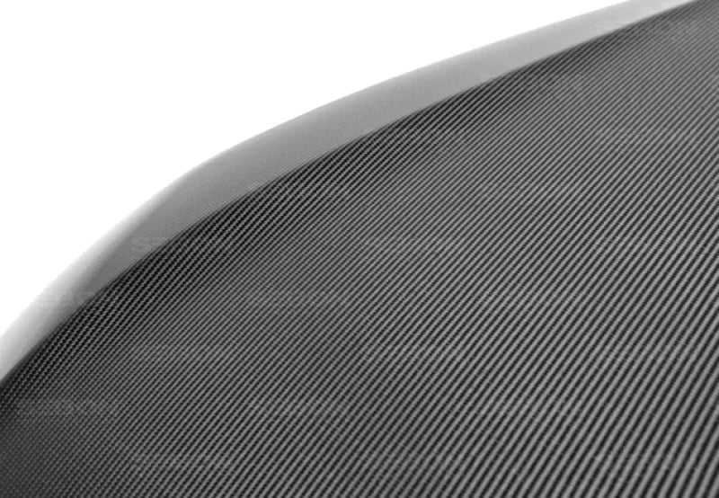 Seibon 14 Scion TC OE Style Carbon Fiber Hood - Back View
