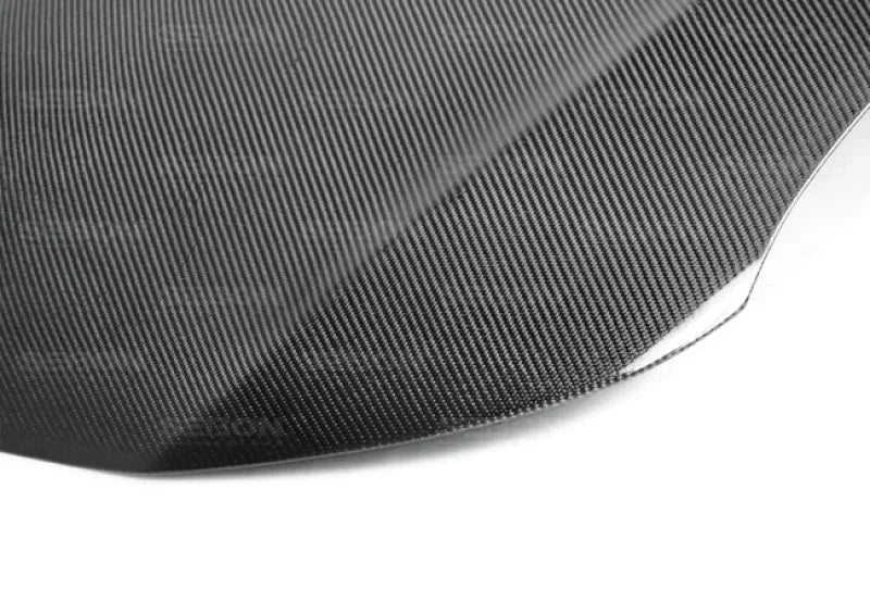 Seibon 14 Scion TC OE Style Carbon Fiber Hood - Installation View