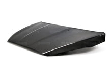 Load image into Gallery viewer, Seibon 15-16 Ford Focus OE Style Carbon Fiber Hood - Installation View