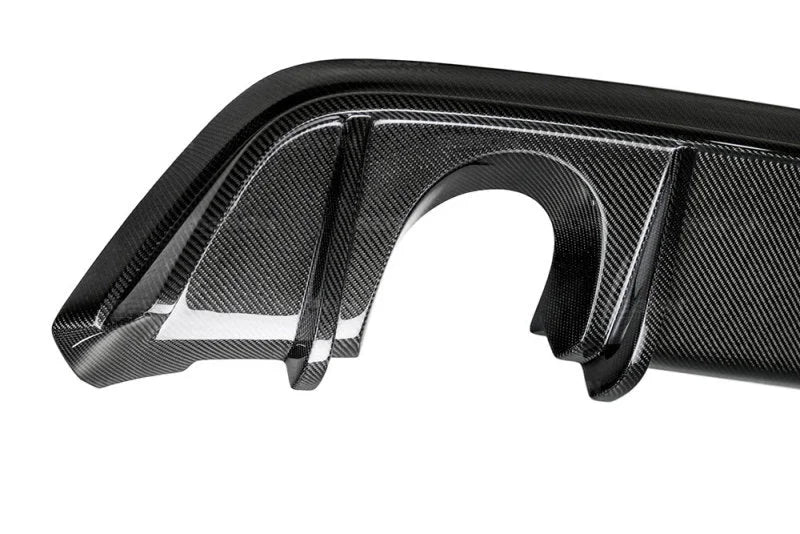 Seibon 15-16 Ford Focus OE-Style Carbon Fiber Rear Bumper Lip - Main Product View