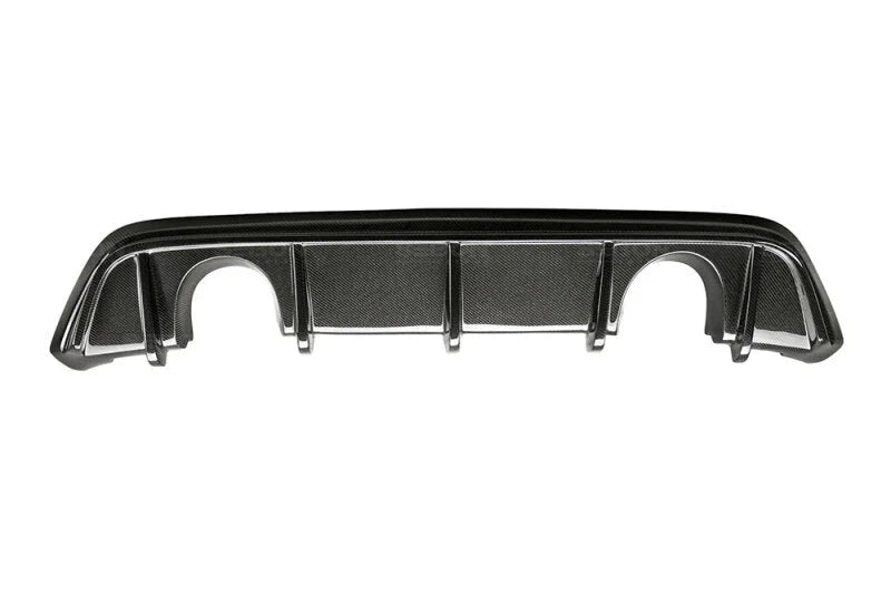 Seibon 15-16 Ford Focus OE-Style Carbon Fiber Rear Bumper Lip - Back View