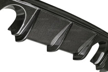 Load image into Gallery viewer, Seibon 15-16 Ford Focus OE-Style Carbon Fiber Rear Bumper Lip - Installation View