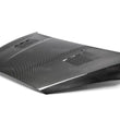 Load image into Gallery viewer, Seibon 15-16 Ford Focus TS-Style Gloss Finish Carbon Fiber Hood - Main Product View