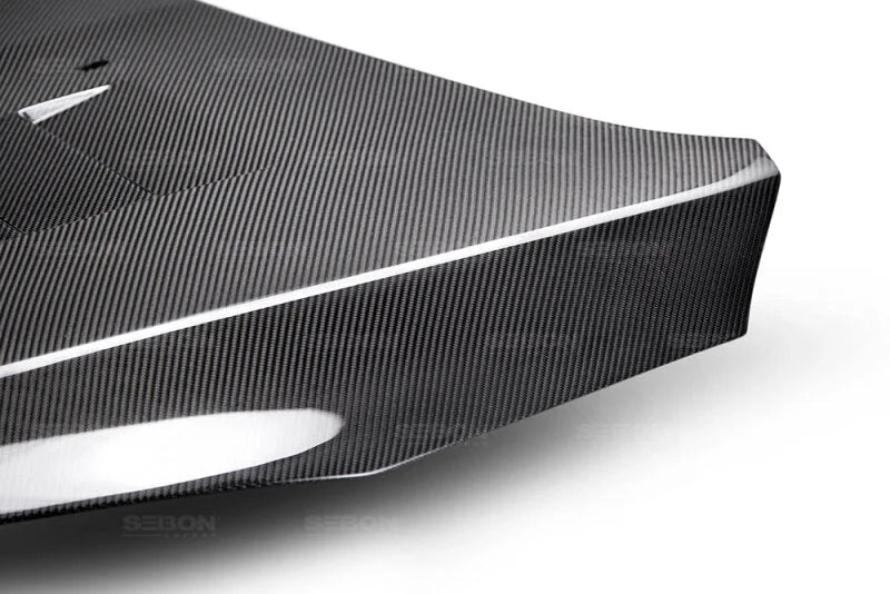 Seibon 15-16 Ford Focus TS-Style Gloss Finish Carbon Fiber Hood - Additional View 5