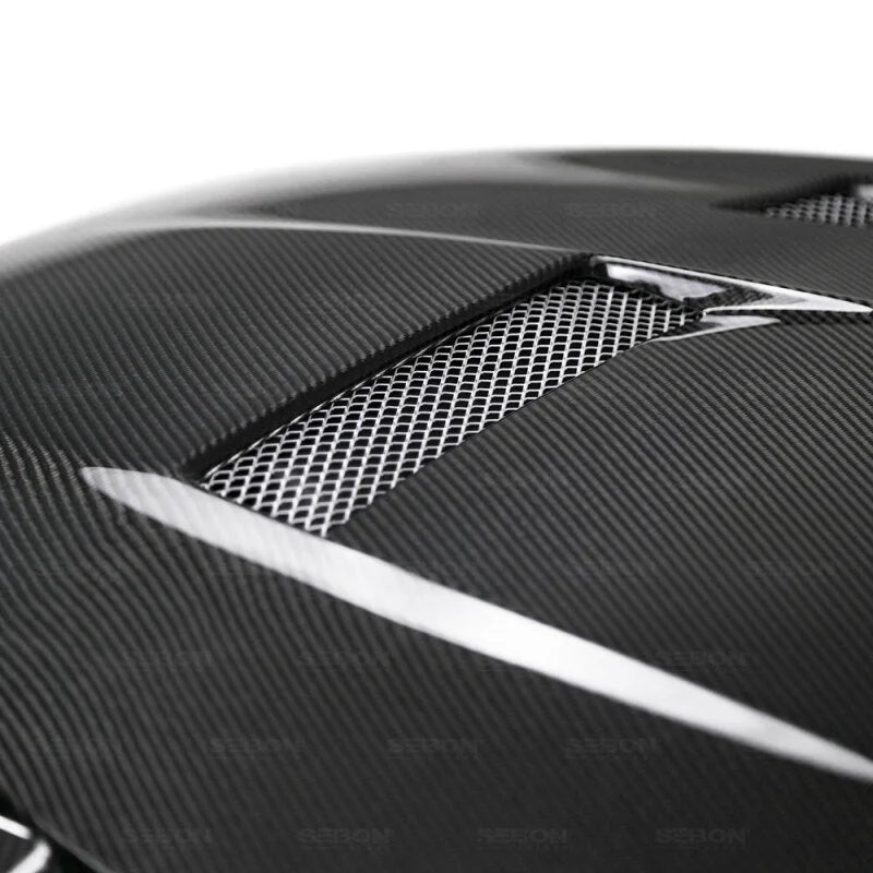 Seibon 15-17 Ford Focus TV-Style Carbon Fiber Hood - Additional View 5