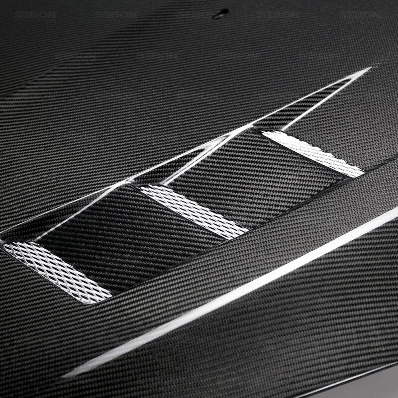 Seibon 15-17 Ford Focus TV-Style Carbon Fiber Hood - Additional View 6