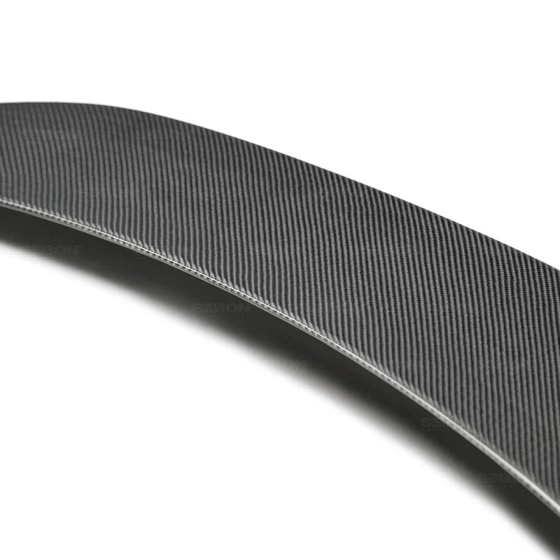 Seibon 15-17 Lexus RC F OEM Style Carbon Fiber Rear Spoiler - Installation View