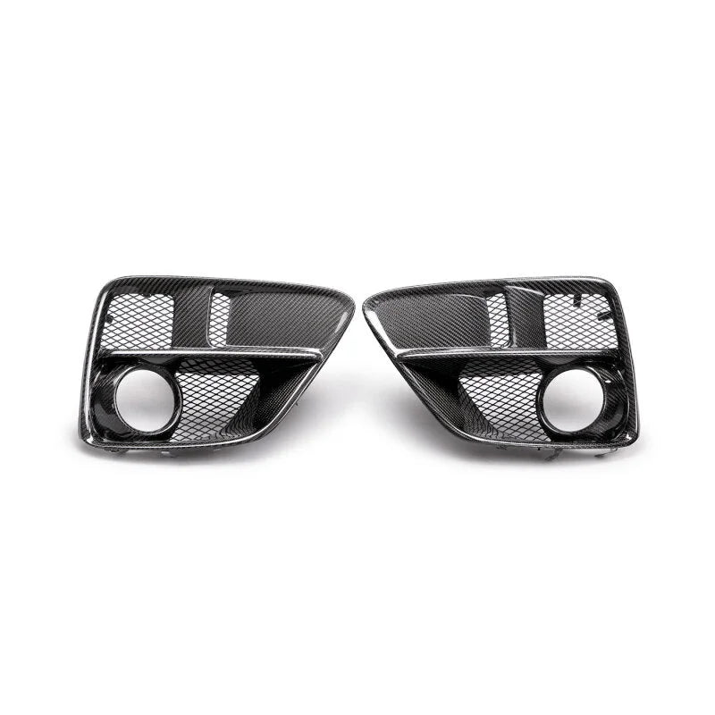 Seibon 15-17 Subaru Impreza WRX/STi Carbon Fiber Fog Light Surrounds (pair) - Side View