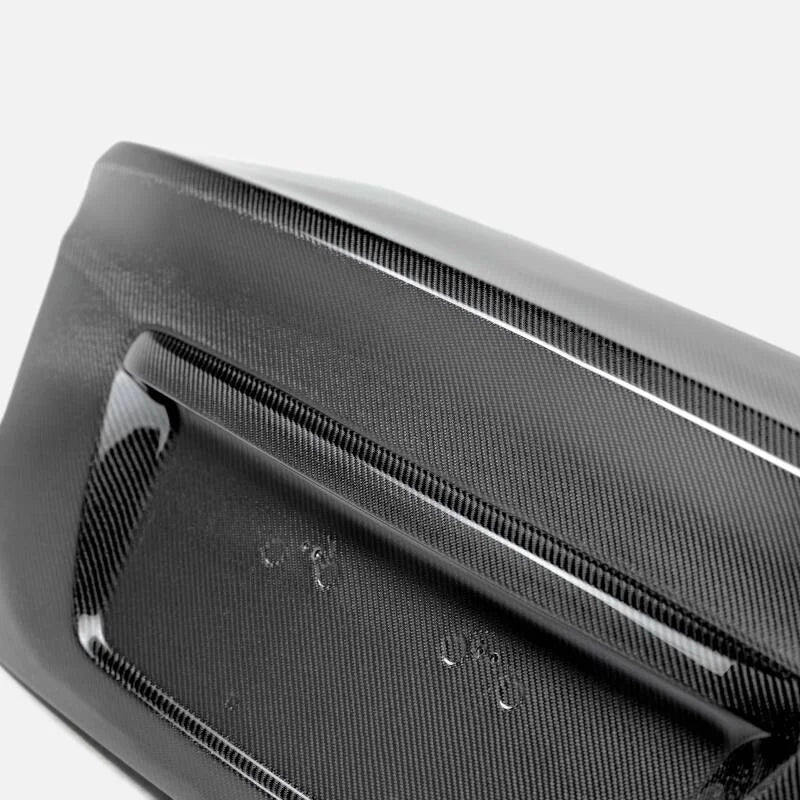 Seibon 15-18 Subaru WRX/STi OEM Carbon Fiber Trunk Lid (No Emblem) - Back View