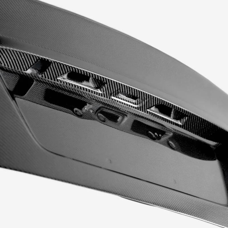 Seibon 15-18 Subaru WRX/STi OEM Carbon Fiber Trunk Lid (No Emblem) - Installation View