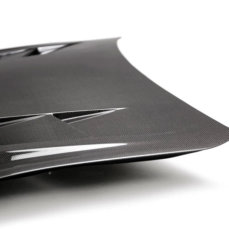 Seibon 15-19 Lexus RC (Not For RCF) TS Style Carbon Fiber Hood - Installation View