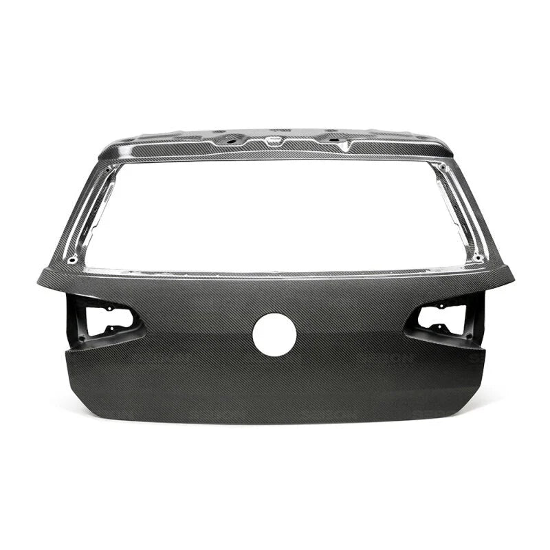 Seibon 15-19 Volkswagen Golf/GTI/Golf R OEM-Style Carbon Fiber Trunk Lid - Back View