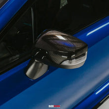 Load image into Gallery viewer, Seibon 15-20 Subaru WRX / STI Carbon Fiber Mirror Caps - Main Product View