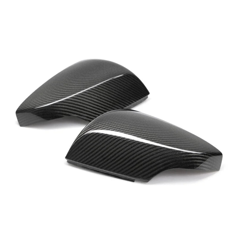 Seibon 15-20 Subaru WRX / STI Carbon Fiber Mirror Caps - Side View